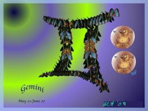 Digital Artist Alice Terrill Painting Gemini Featured In Astrology Art